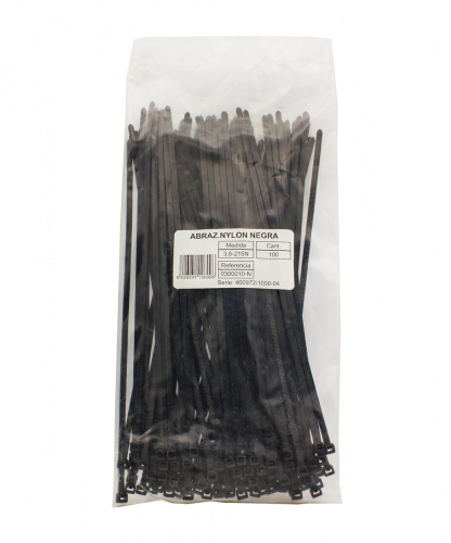 Хомут стяжка пластиковый черный COFIL 3.6-215, Стяжки - фото в магазине СарЗИП