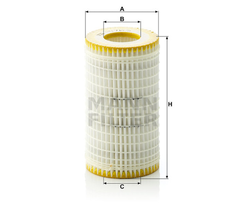 Масляный фильтр двигателя MANN-FILTER HU 718/5 X, безметаллический фильтрующий элемент, Масляные фильтры - фото в магазине СарЗИП