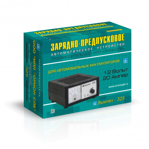 Зарядное устройство Вымпел 325, 12 В, Зарядные устройства для аккумуляторов - фото в магазине СарЗИП