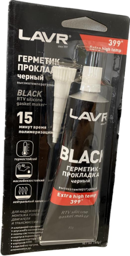 Lavr Герметик-прокладка чёрный высокотемпературный (85г (LN1738))