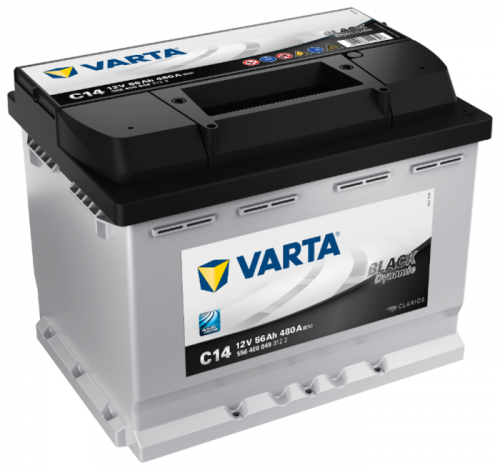 Автомобильный аккумулятор VARTA Black Dynamic C14, 56 А·ч, Аккумуляторы - фото в магазине СарЗИП