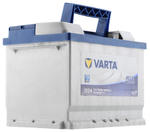 Автомобильный аккумулятор VARTA Blue Dynamic D24, 60 А·ч, Аккумуляторы - фото в магазине СарЗИП