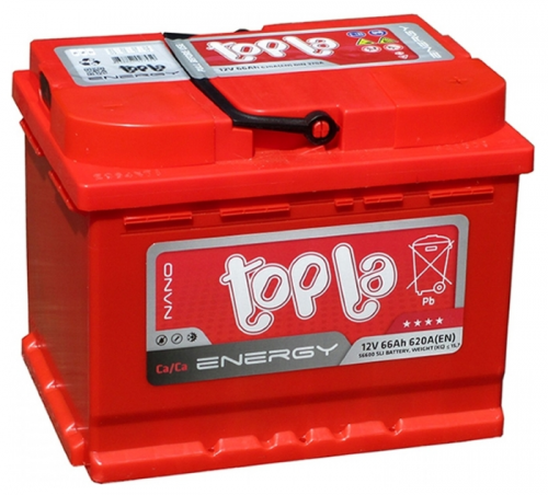 Автомобильный аккумулятор Topla Energy (108066), 66 А·ч, Аккумуляторы - фото в магазине СарЗИП