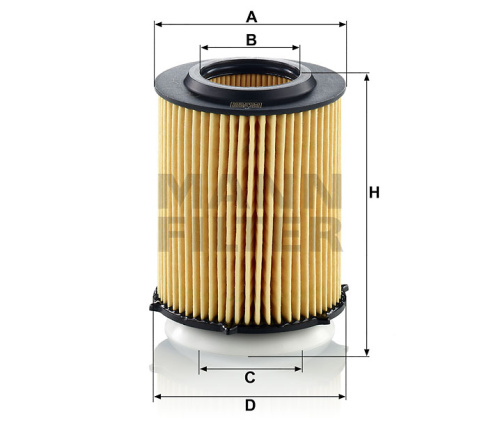 Масляный фильтр двигателя MANN-FILTER HU 7044 Z, безметаллический фильтрующий элемент, Масляные фильтры - фото в магазине СарЗИП