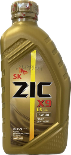 Моторное масло ZIC X9 LS 5W30 (1л (132200))