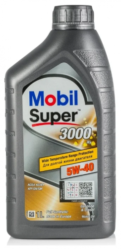 Моторное масло MOBIL Super 3000 X1 5W-40 (1л (152567))