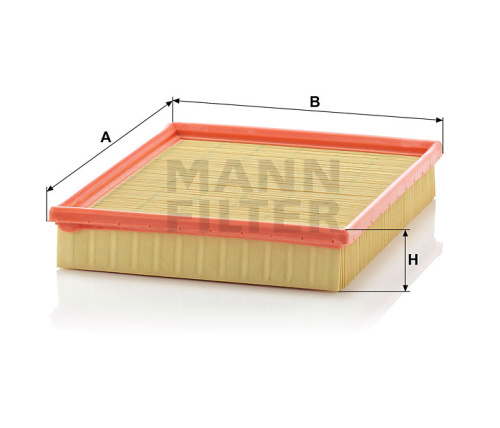 Воздушный фильтр двигателя MANN-FILTER C 2598, Воздушные фильтры двигателя - фото в магазине СарЗИП