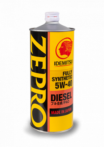 Моторное масло IDEMITSU ZEPRO DIESEL 5W-40 CF, Fully-Synthetic (1л (2863001))